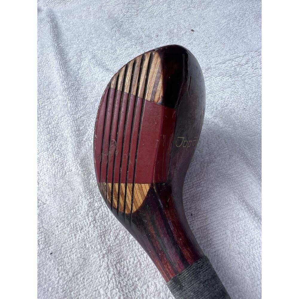 Vintage Spaulding Top Flite Dy-Nertial Prof. Wood Driver 1 Persimmon Golf Club